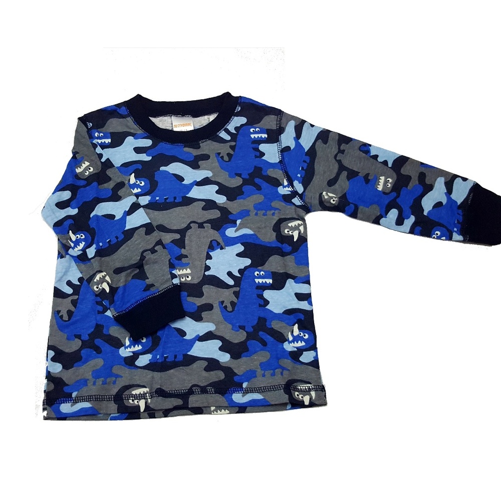 Gymboree long sleeve blue shirt  dinosaur 18-24 m